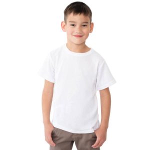 زیرپوش نیم‌آستین سفید پسرانه